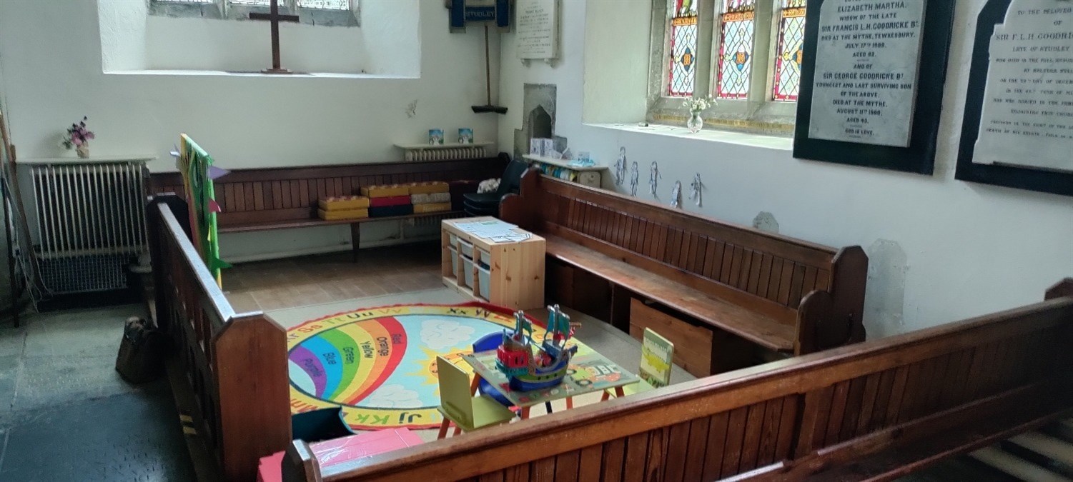 Our children's corner in Studley Church