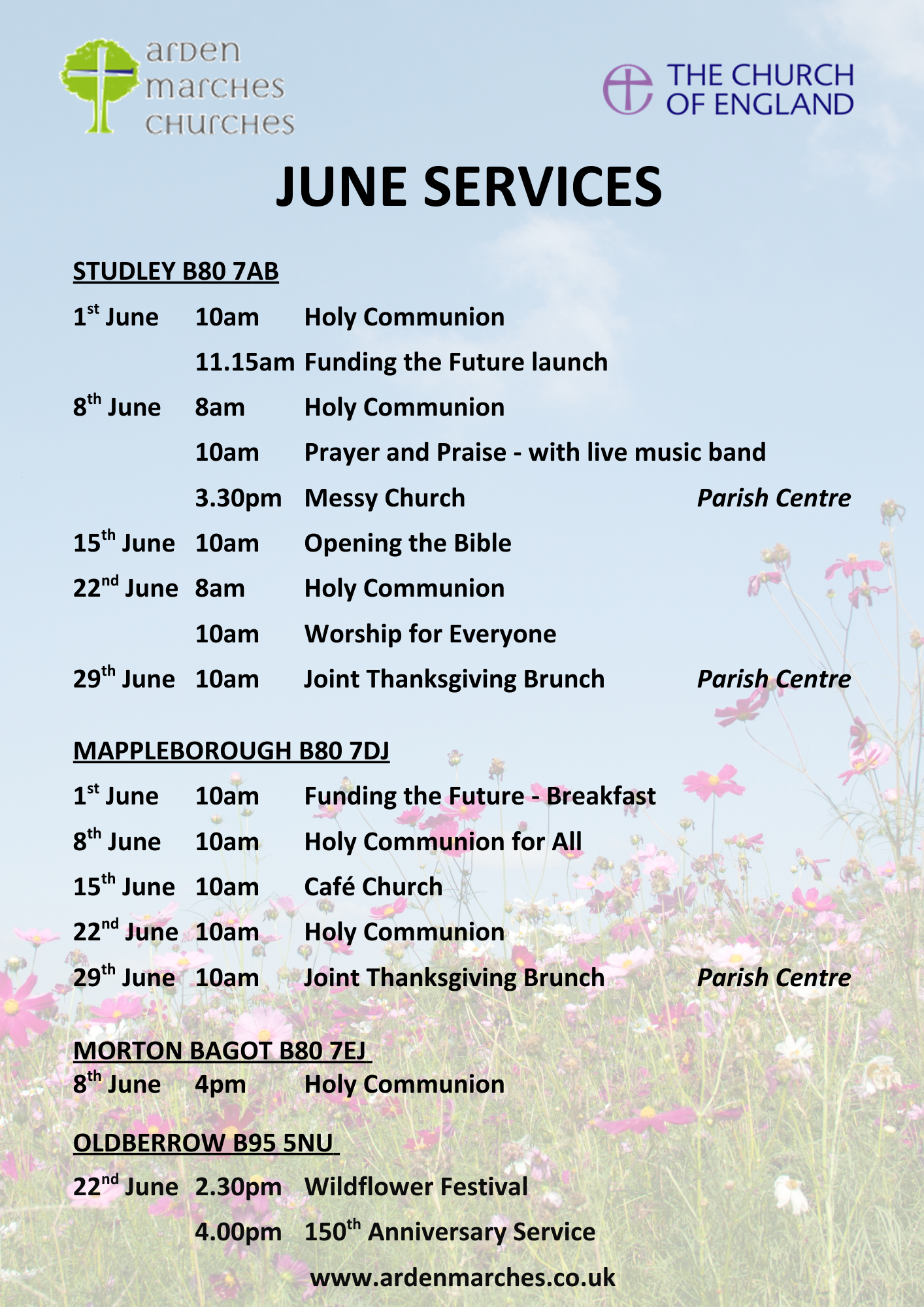 06 June Services Poster