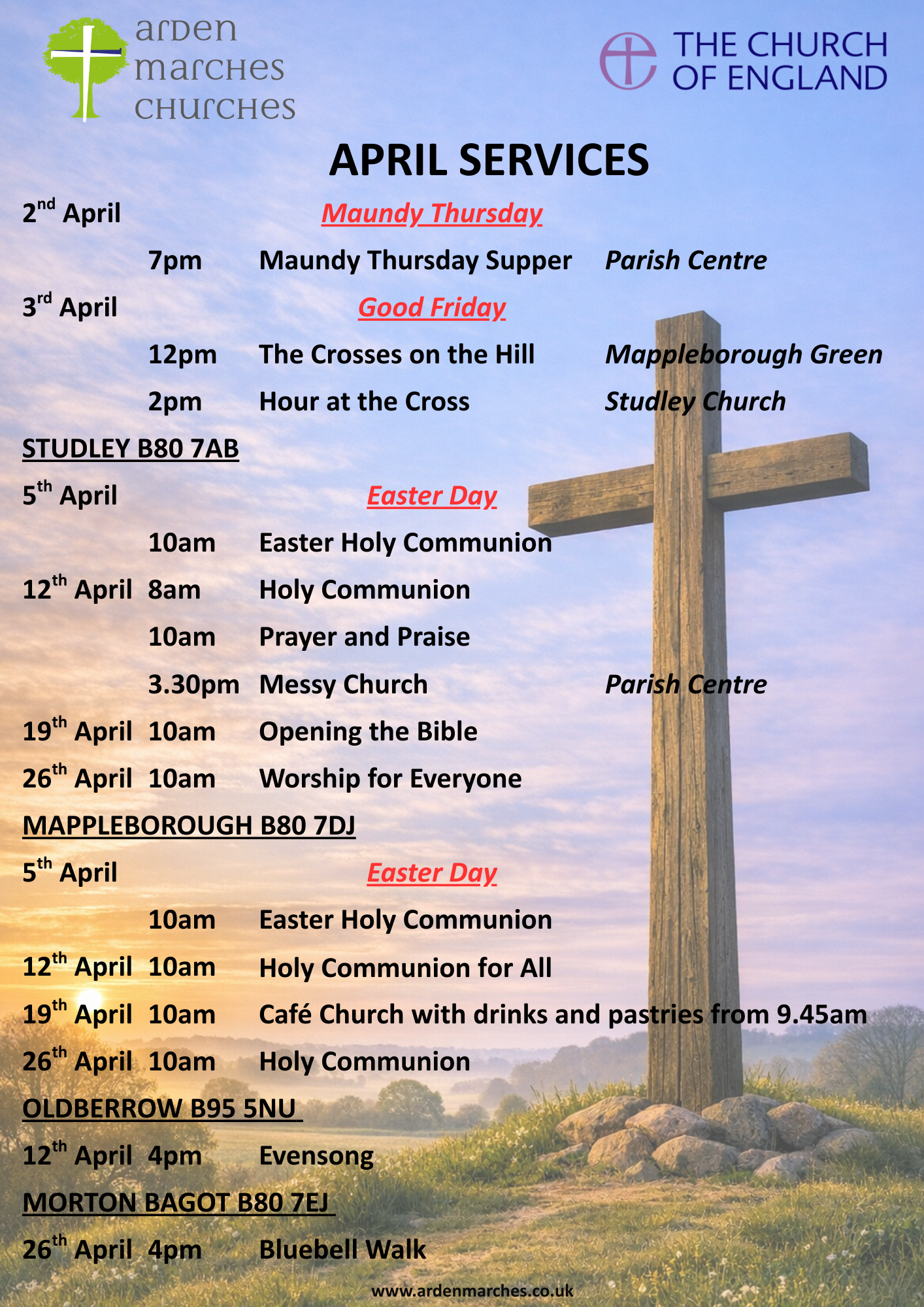 04 April 2026 All services